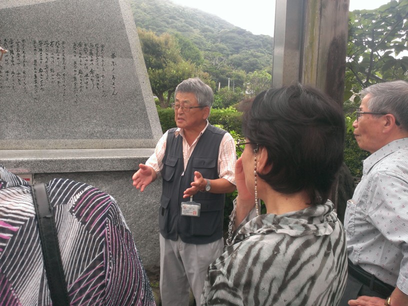 下甑ガイドの松田さん