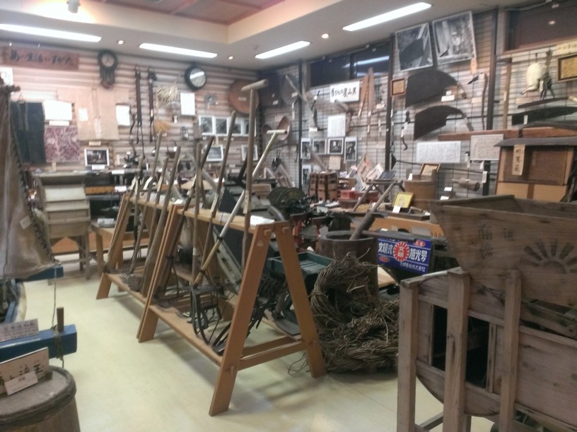資料館内部の展示物
