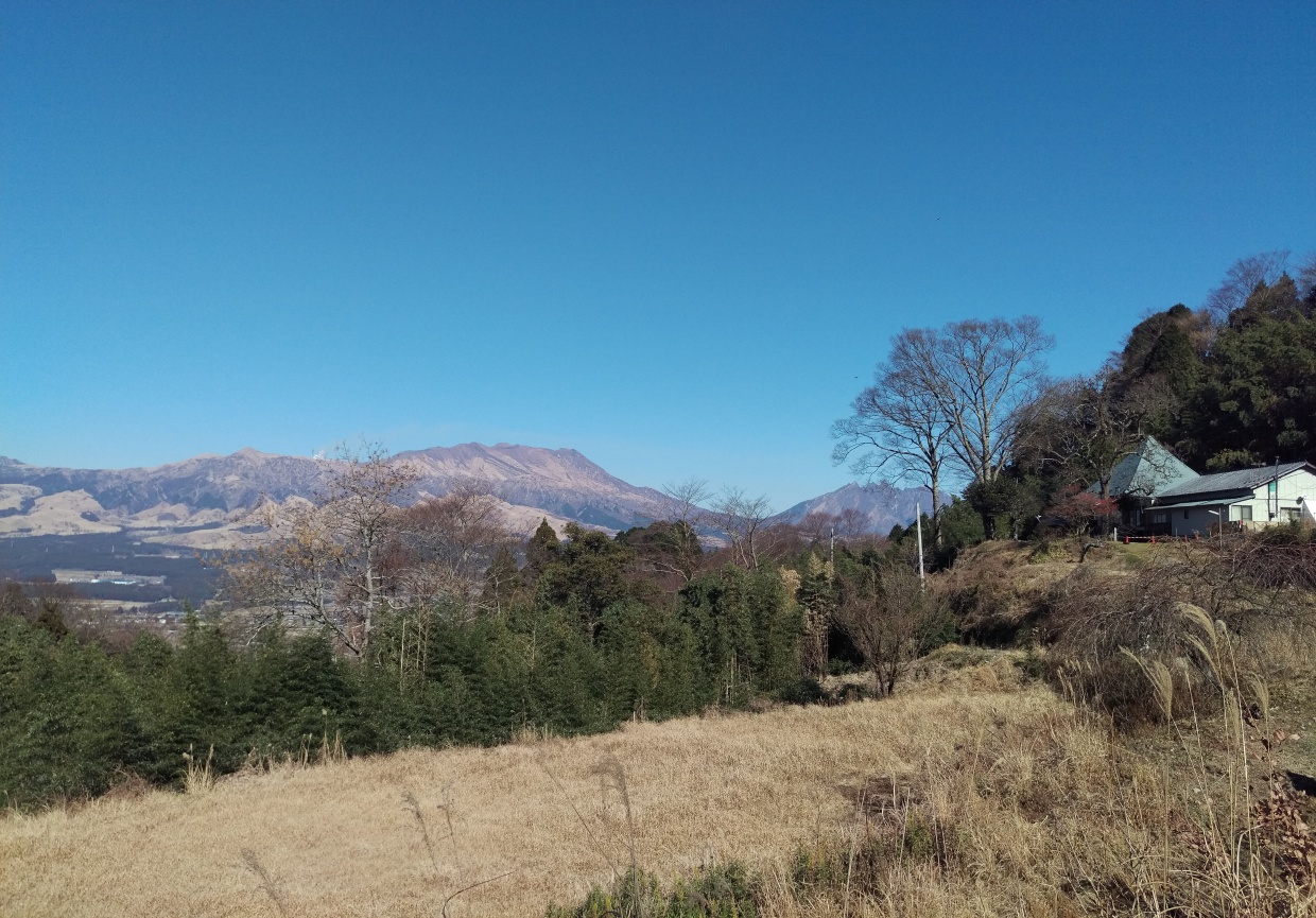 墓所からの五岳