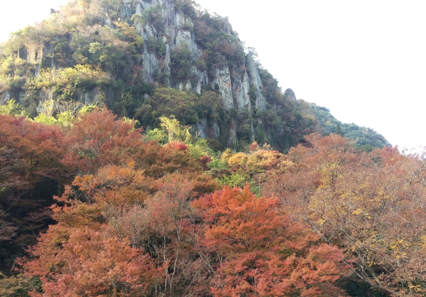 一度に八つの景色が楽しめる一目八景展望台にて