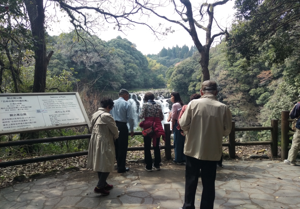 関之尾滝での様子