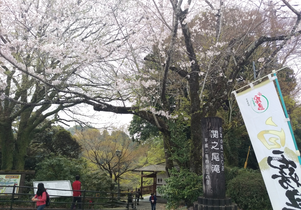 日本の滝百選「関之尾滝」