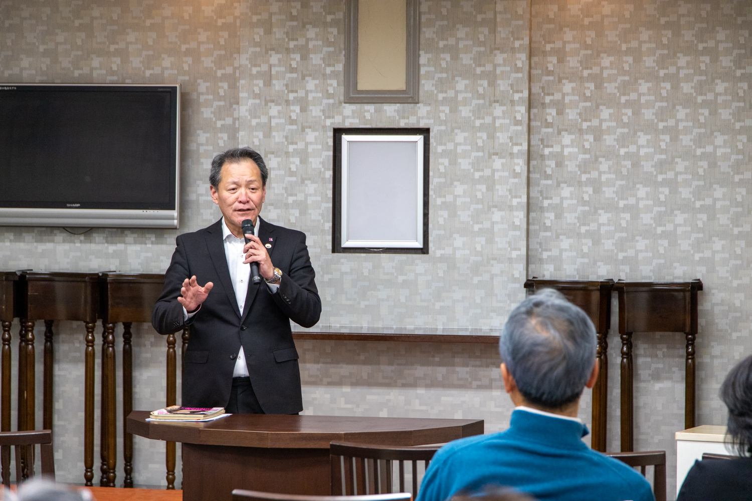 弊社森相談役