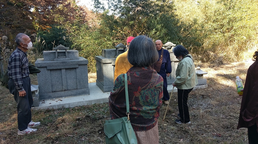 合祀墓｢悠久陵｣の見学