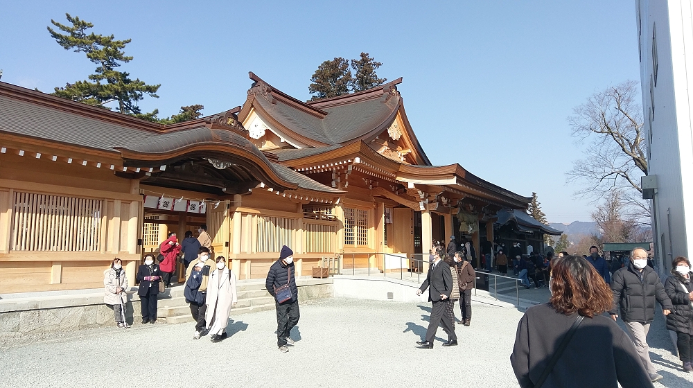 令和３年に復元された本殿