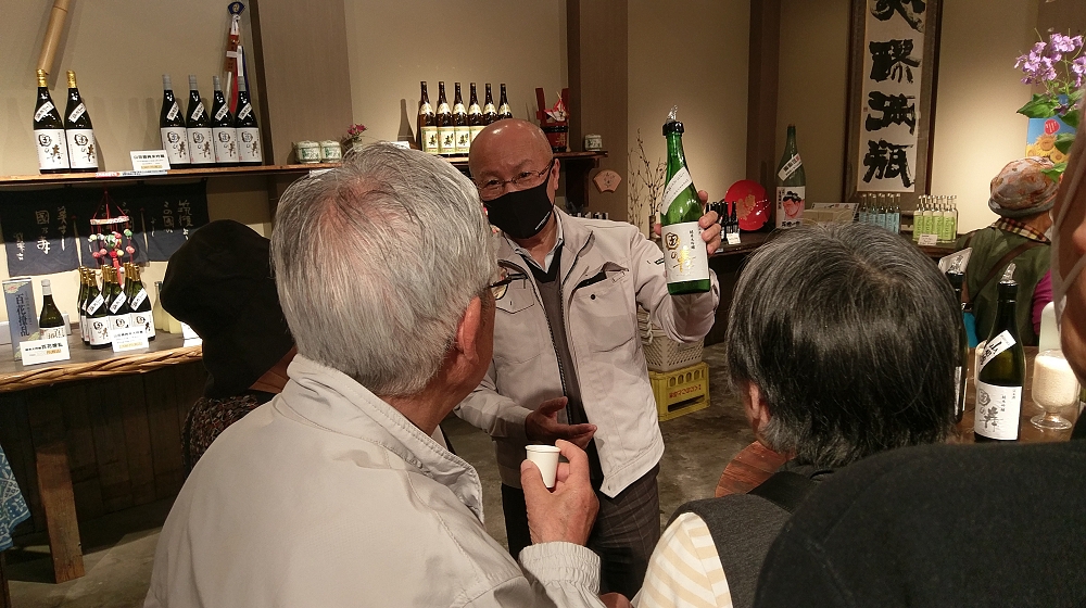 お酒の特徴も説明いただきました