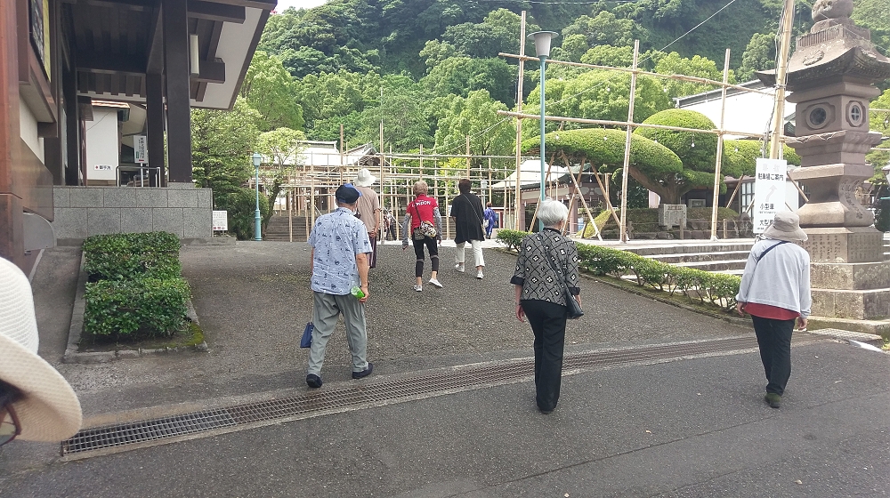 照国神社参拝