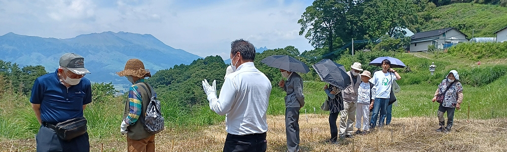 ６月の自然葬墓地見学ツアー