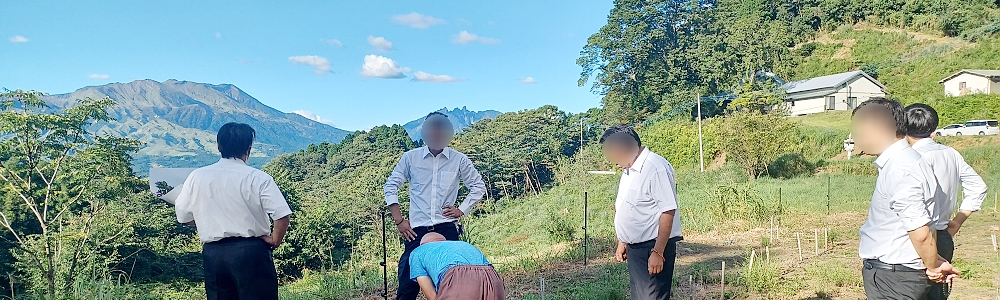自然葬への埋葬を行いました